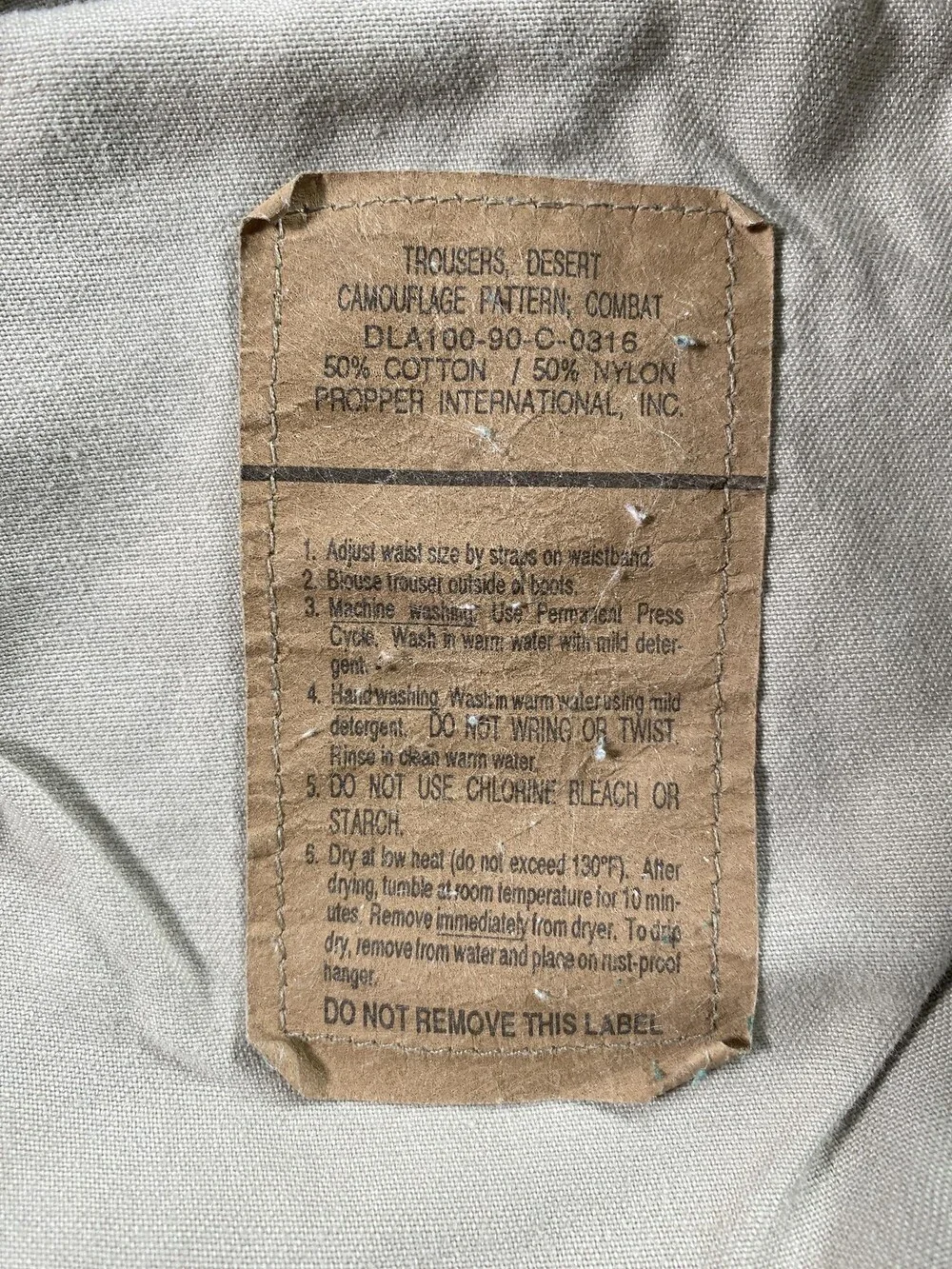 Vintage Propper Combat Pants Mens 34x34 Brown Desert Chocolate Chip Camo 90s